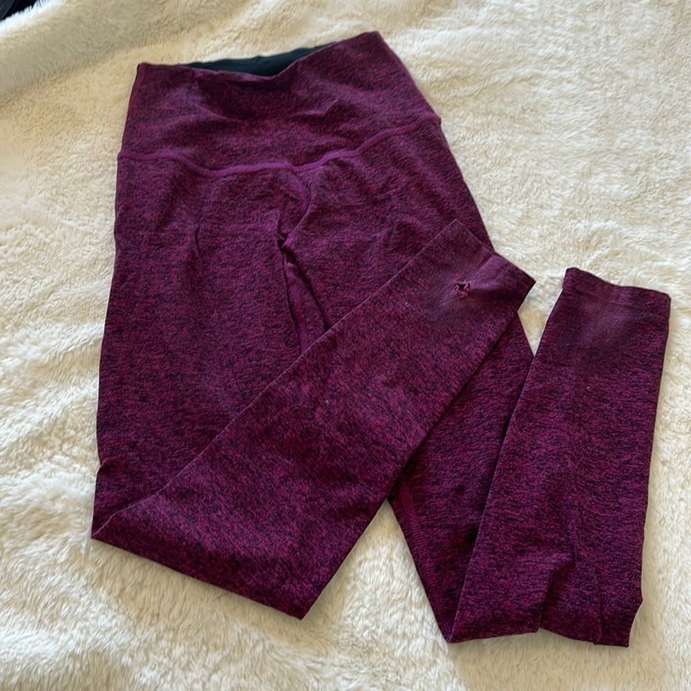 Pink and black beyond yoga, space dye leggings